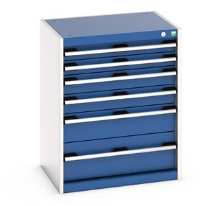 Bott Cubio 6 Drawer Cabinet 650W x 525D x 800mmH 40011047.**